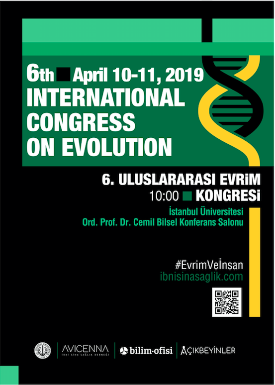 6. Uluslararası Evrim Kongresi 10-11 Nisan'da!