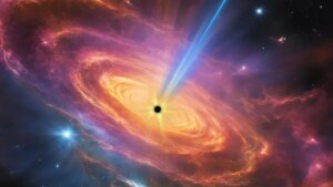 Evrendeki en yaşlı, en büyük kara delik jeti keşfedildi