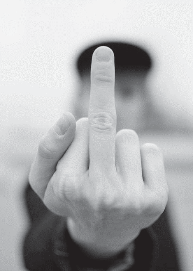 Orta parmak işareti nereden geliyor?