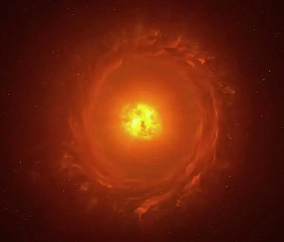 Galaksimizin dışındaki bir yıldızın ilk yakınlaştırılmış fotoğrafı